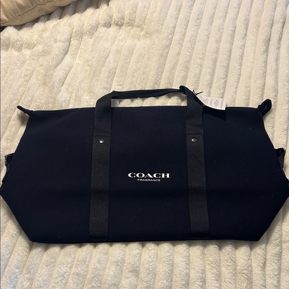 Coach Other - Coach Navy Weekender Bag with Silver Logo